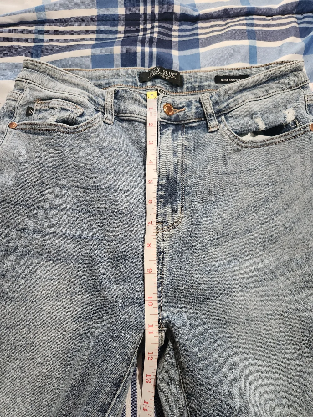 Judy Blue Slim Boothcut Light Blue  Jeans